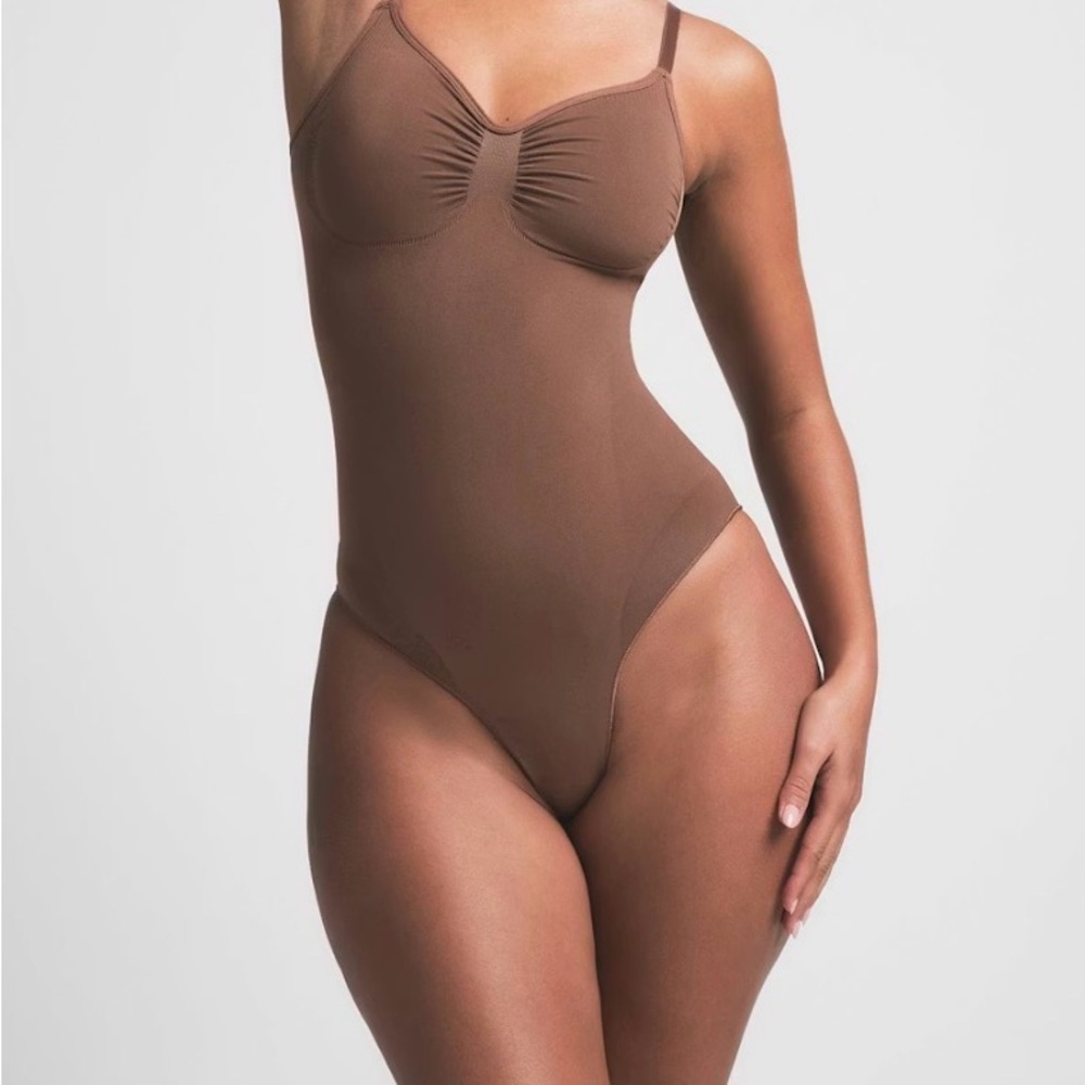 SKIMS Brown Bodysuit